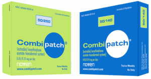 Image of CombiPatch box packaging.